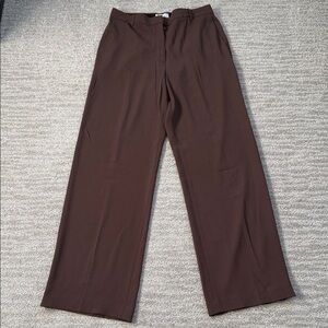 Aritzia Babaton Dark Brown Dress Pants